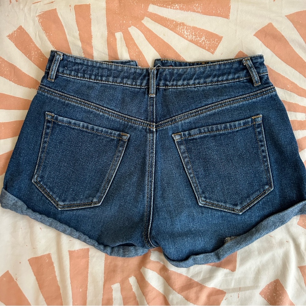 Bull head denim co, high-rise shorts